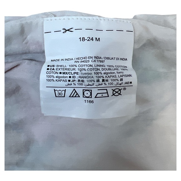 Old Navy Baby‎ Girl Floral Print Spring Cotton Jumpsuit Sleeveless, Size 18-24 M - Picture 8 of 8